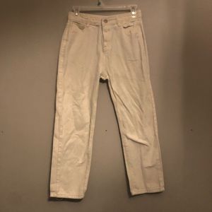 Cropped Straight Leg Jeans